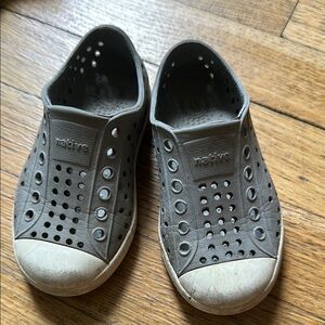 Native Gray Water Shoes Slip-On Design